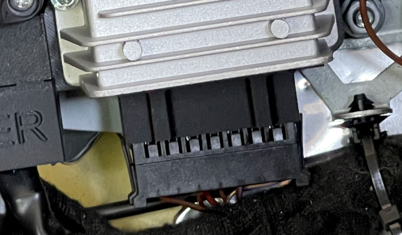 Connector not seated properly
