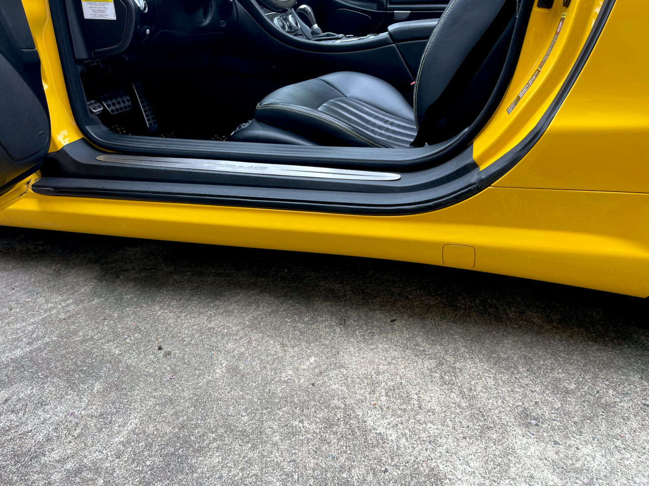 Door seal in place